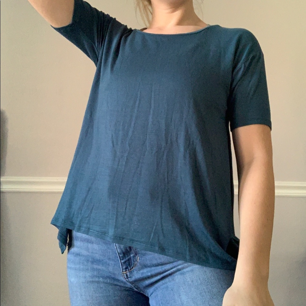 Navy blouse